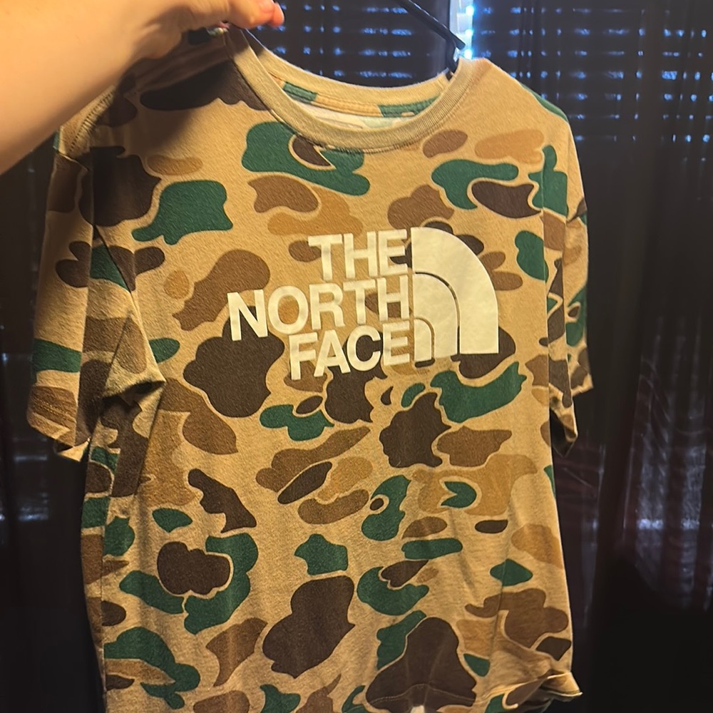 Camouflage north face T-shirt